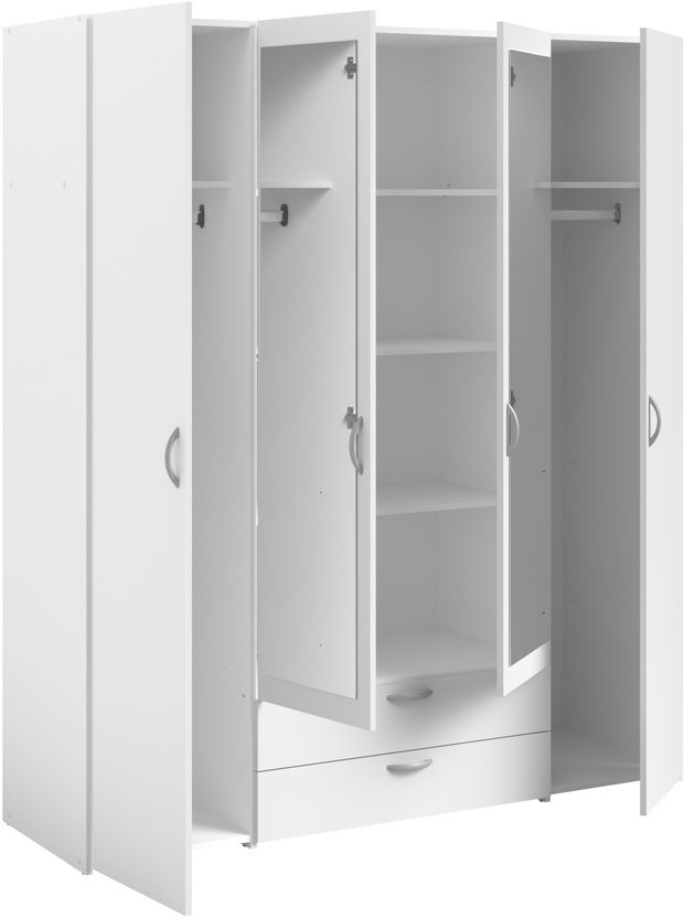 Ντουλάπα Ν 450 τετράφυλλη (160x52x186h)εκ - Image 2