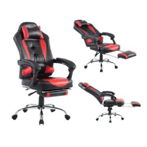 Gaming πολυθρόνα Relax PU Μαύρο/Κόκκινο Ν 13