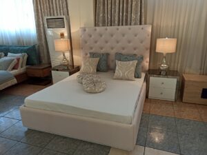 Επενδυμένο κρεβάτι Αφροδίτη  160x200 εκ