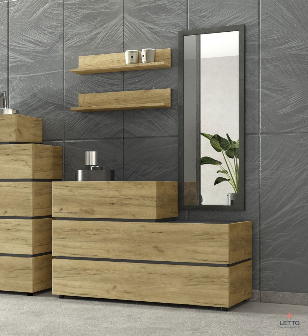 Συρταριέρα "Loft" με 3 συρτ.