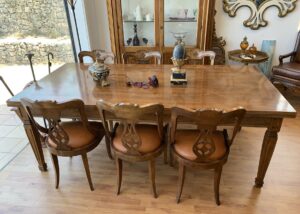 Κλασική Τραπεζαρία Golden 7 τεμ.