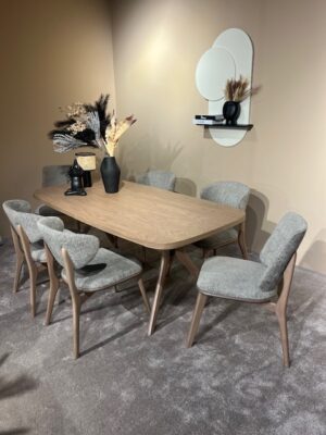 ΣΕΤ ΤΡΑΠΕΖΑΡΙΑΣ "EVITA" ΜΕ 6 ΚΑΡΕΚΛΕΣ