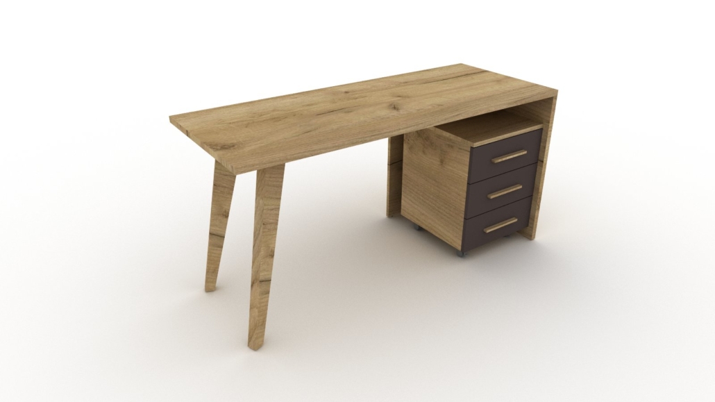 Γραφείο N 60 (1,50 x 0,60 x Y 0,74)m - Image 4